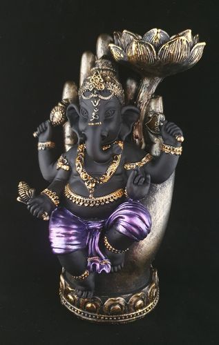 schwarze Ganesha in Hand