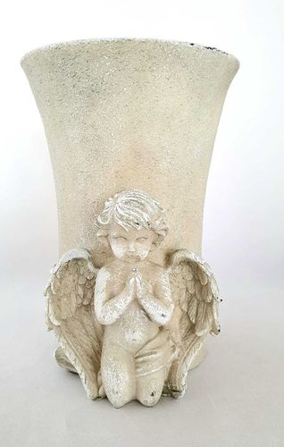 betende Grab Engel Vase
